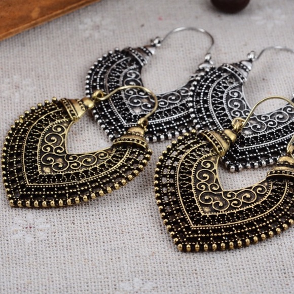 New! Drop Filigree Earrings - Picture 8 of 13